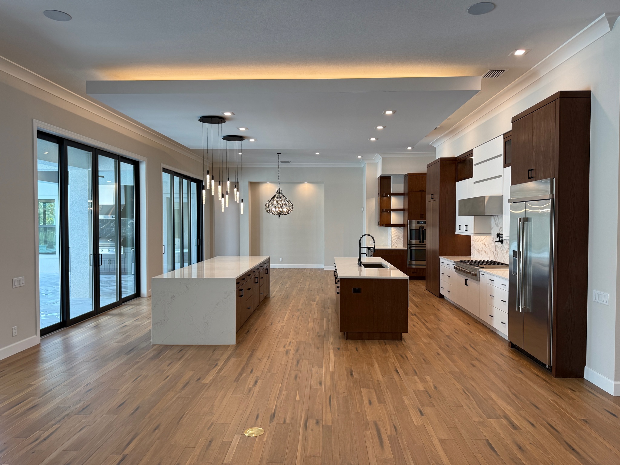 Honed quartz matte finish countertop