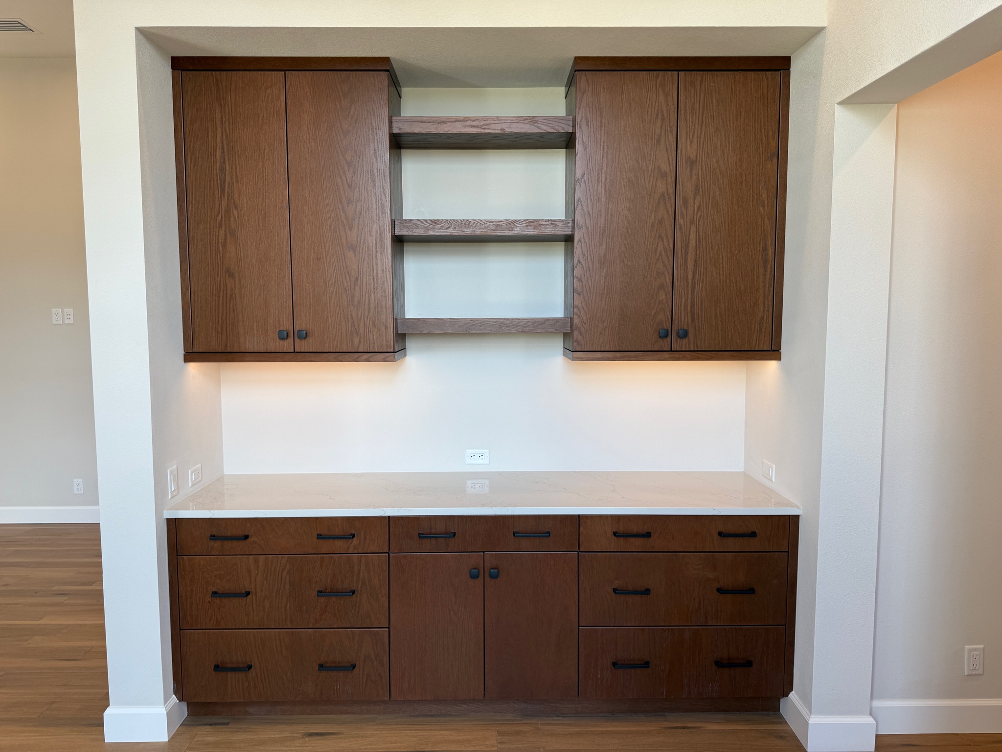 Private wine room marble counter Tampa Bay