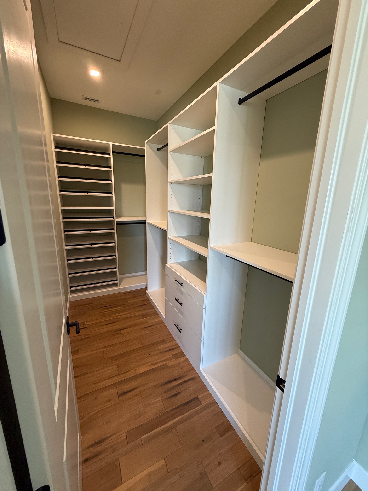 Compact powder room granite surface Tampa Bay