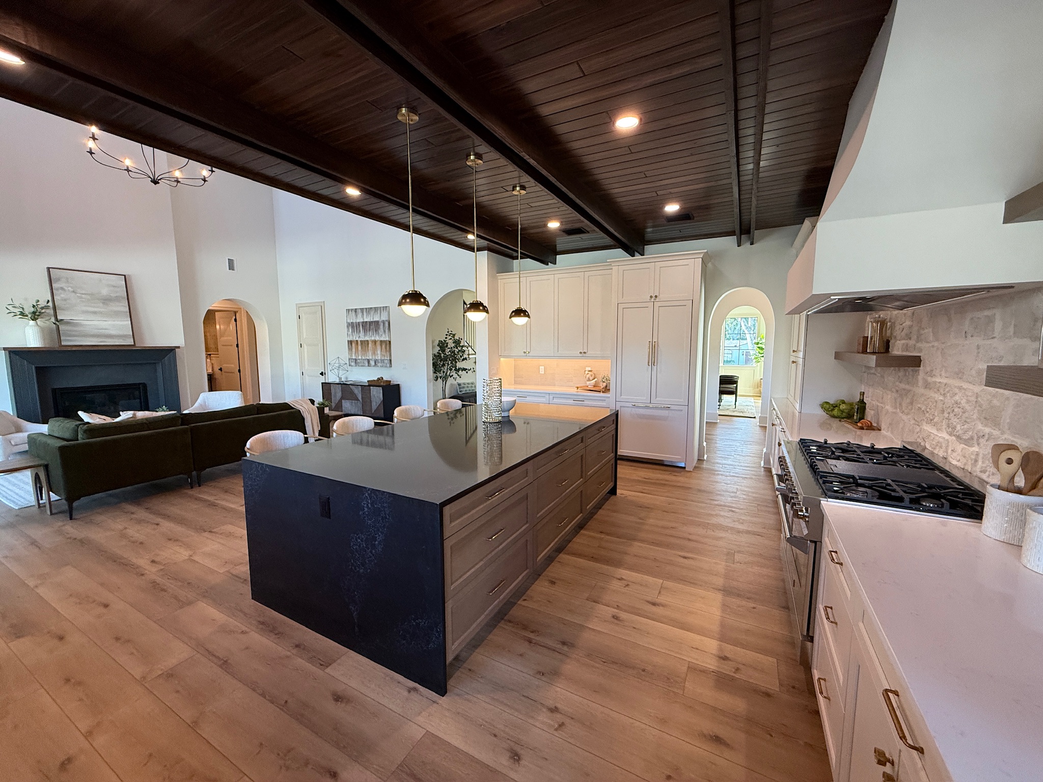 Master bathroom marble countertop renovation