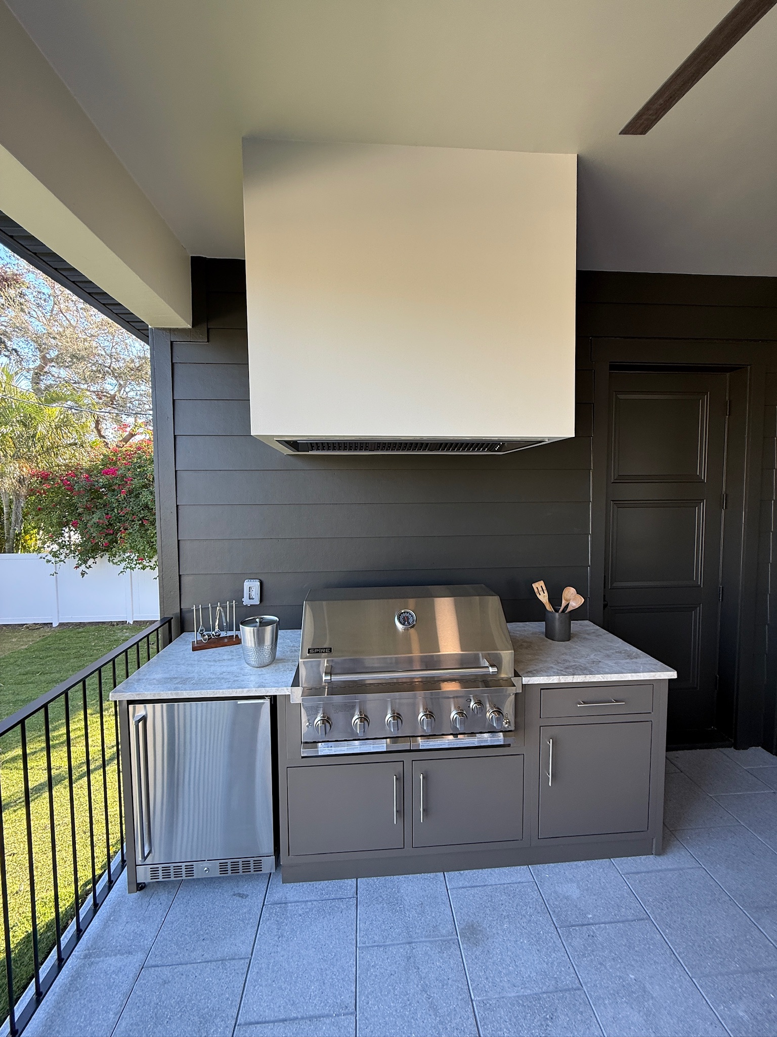 Calacatta marble countertop kitchen renovation Tampa
